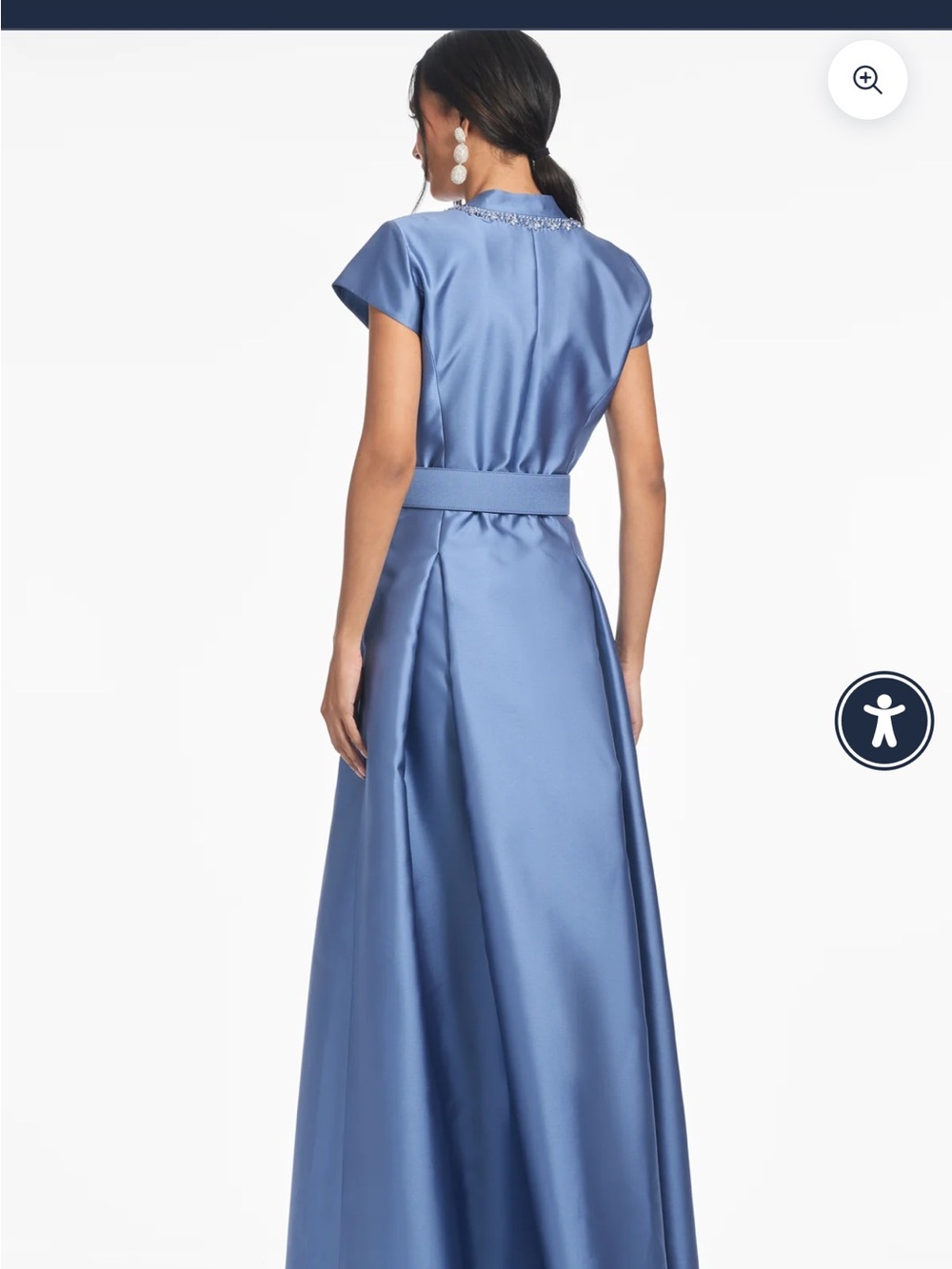 Sachin & Babi “Embellished Marta Gown” Maxi in Twilight Blue, Size 12 - Picture 5 of 14